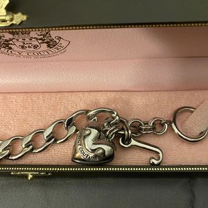 Juicy Couture Chunky Silver Chain Bracelet